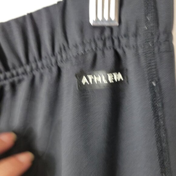 Athleta Size S Straight Leg Yoga Black 27310 side zip pocket - Picture 2 of 10